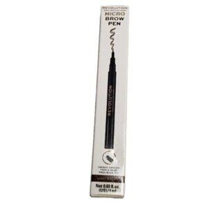 Revolution Micro Brow Pen Light Brown NEW 1ml